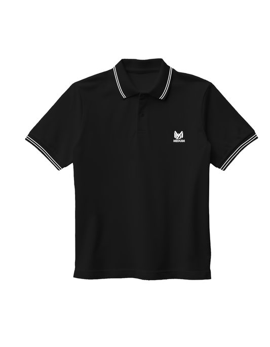 Limited Black Collar Drops- Double Tipping Super Premium 220GSM Polo Tshirt
